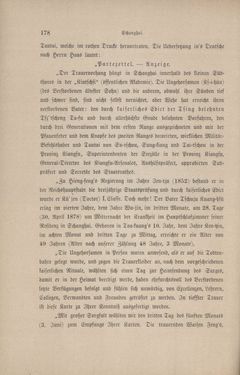 Bild der Seite - 178 - in Im fernen Osten - Reisen des Grafen Bela Szechenyi in Indien, Japan, China, Tibet und Birma in den Jahren 1877 - 1880