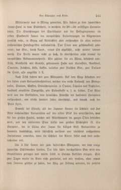 Image of the Page - 215 - in Im fernen Osten - Reisen des Grafen Bela Szechenyi in Indien, Japan, China, Tibet und Birma in den Jahren 1877 - 1880