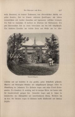 Bild der Seite - 217 - in Im fernen Osten - Reisen des Grafen Bela Szechenyi in Indien, Japan, China, Tibet und Birma in den Jahren 1877 - 1880