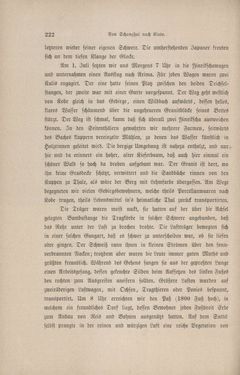 Image of the Page - 222 - in Im fernen Osten - Reisen des Grafen Bela Szechenyi in Indien, Japan, China, Tibet und Birma in den Jahren 1877 - 1880