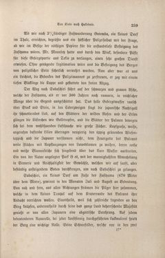 Bild der Seite - 259 - in Im fernen Osten - Reisen des Grafen Bela Szechenyi in Indien, Japan, China, Tibet und Birma in den Jahren 1877 - 1880