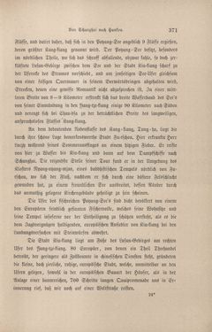 Image of the Page - 371 - in Im fernen Osten - Reisen des Grafen Bela Szechenyi in Indien, Japan, China, Tibet und Birma in den Jahren 1877 - 1880