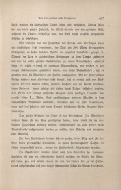 Image of the Page - 437 - in Im fernen Osten - Reisen des Grafen Bela Szechenyi in Indien, Japan, China, Tibet und Birma in den Jahren 1877 - 1880