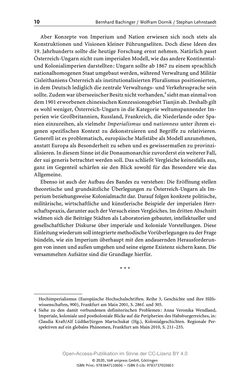 Bild der Seite - 10 - in Österreich-Ungarns imperiale Herausforderungen - Nationalismen und Rivalitäten im Habsburgerreich um 1900