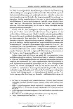 Image of the Page - 12 - in Österreich-Ungarns imperiale Herausforderungen - Nationalismen und Rivalitäten im Habsburgerreich um 1900
