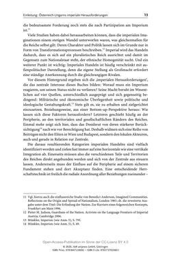 Image of the Page - 13 - in Österreich-Ungarns imperiale Herausforderungen - Nationalismen und Rivalitäten im Habsburgerreich um 1900
