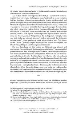 Bild der Seite - 14 - in Österreich-Ungarns imperiale Herausforderungen - Nationalismen und Rivalitäten im Habsburgerreich um 1900