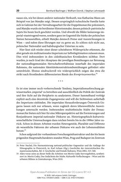 Image of the Page - 20 - in Österreich-Ungarns imperiale Herausforderungen - Nationalismen und Rivalitäten im Habsburgerreich um 1900