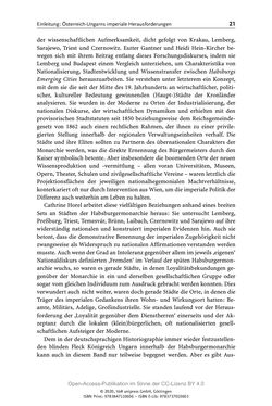 Image of the Page - 21 - in Österreich-Ungarns imperiale Herausforderungen - Nationalismen und Rivalitäten im Habsburgerreich um 1900