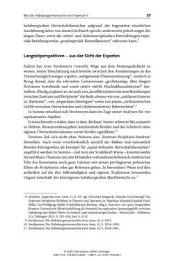 Image of the Page - 29 - in Österreich-Ungarns imperiale Herausforderungen - Nationalismen und Rivalitäten im Habsburgerreich um 1900