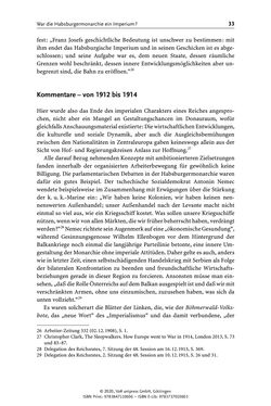 Image of the Page - 33 - in Österreich-Ungarns imperiale Herausforderungen - Nationalismen und Rivalitäten im Habsburgerreich um 1900