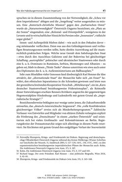 Image of the Page - 41 - in Österreich-Ungarns imperiale Herausforderungen - Nationalismen und Rivalitäten im Habsburgerreich um 1900