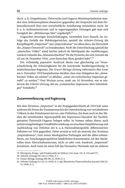 Image of the Page - 42 - in Österreich-Ungarns imperiale Herausforderungen - Nationalismen und Rivalitäten im Habsburgerreich um 1900