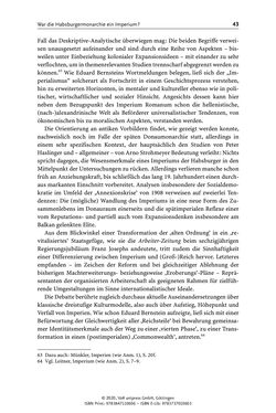 Image of the Page - 43 - in Österreich-Ungarns imperiale Herausforderungen - Nationalismen und Rivalitäten im Habsburgerreich um 1900