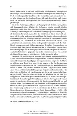 Bild der Seite - 64 - in Österreich-Ungarns imperiale Herausforderungen - Nationalismen und Rivalitäten im Habsburgerreich um 1900