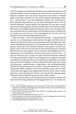 Image of the Page - 65 - in Österreich-Ungarns imperiale Herausforderungen - Nationalismen und Rivalitäten im Habsburgerreich um 1900