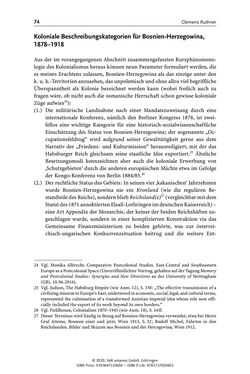 Image of the Page - 74 - in Österreich-Ungarns imperiale Herausforderungen - Nationalismen und Rivalitäten im Habsburgerreich um 1900