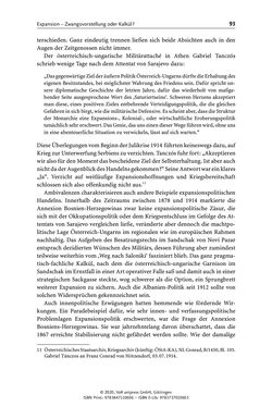 Image of the Page - 93 - in Österreich-Ungarns imperiale Herausforderungen - Nationalismen und Rivalitäten im Habsburgerreich um 1900