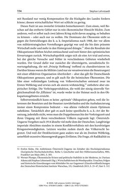 Image of the Page - 114 - in Österreich-Ungarns imperiale Herausforderungen - Nationalismen und Rivalitäten im Habsburgerreich um 1900