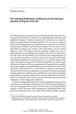 Image of the Page - 139 - in Österreich-Ungarns imperiale Herausforderungen - Nationalismen und Rivalitäten im Habsburgerreich um 1900