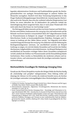 Image of the Page - 259 - in Österreich-Ungarns imperiale Herausforderungen - Nationalismen und Rivalitäten im Habsburgerreich um 1900