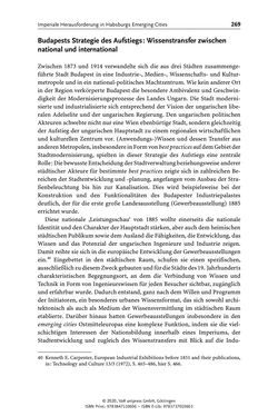 Bild der Seite - 269 - in Österreich-Ungarns imperiale Herausforderungen - Nationalismen und Rivalitäten im Habsburgerreich um 1900