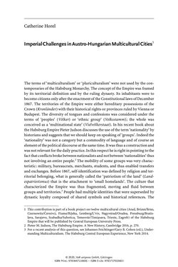 Image of the Page - 275 - in Österreich-Ungarns imperiale Herausforderungen - Nationalismen und Rivalitäten im Habsburgerreich um 1900