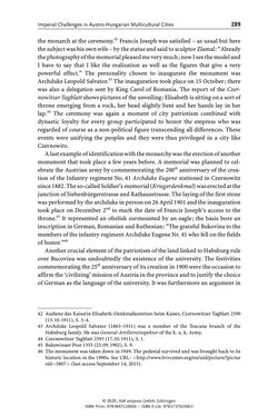 Image of the Page - 289 - in Österreich-Ungarns imperiale Herausforderungen - Nationalismen und Rivalitäten im Habsburgerreich um 1900