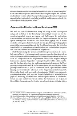 Image of the Page - 323 - in Österreich-Ungarns imperiale Herausforderungen - Nationalismen und Rivalitäten im Habsburgerreich um 1900