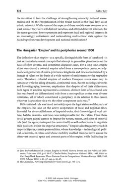 Image of the Page - 336 - in Österreich-Ungarns imperiale Herausforderungen - Nationalismen und Rivalitäten im Habsburgerreich um 1900