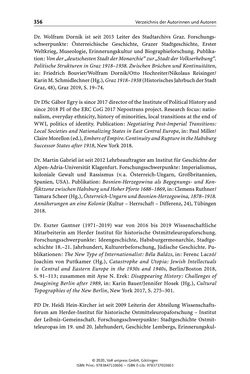 Image of the Page - 356 - in Österreich-Ungarns imperiale Herausforderungen - Nationalismen und Rivalitäten im Habsburgerreich um 1900