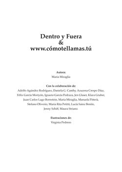 Bild der Seite - 3 - in Dentro y Fuera & www.cómotellamas.tú
