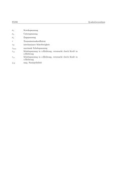 Image of the Page - XVIII - in Induktionsfügen von thermoplastischen Faserverbundwerkstoffen