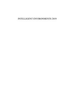 Bild der Seite - (000001) - in Intelligent Environments 2019 - Workshop Proceedings of the 15th International Conference on Intelligent Environments