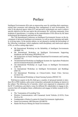 Bild der Seite - V - in Intelligent Environments 2019 - Workshop Proceedings of the 15th International Conference on Intelligent Environments