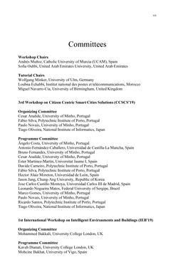 Image of the Page - VII - in Intelligent Environments 2019 - Workshop Proceedings of the 15th International Conference on Intelligent Environments