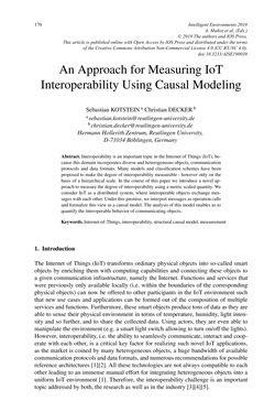 Image of the Page - 170 - in Intelligent Environments 2019 - Workshop Proceedings of the 15th International Conference on Intelligent Environments