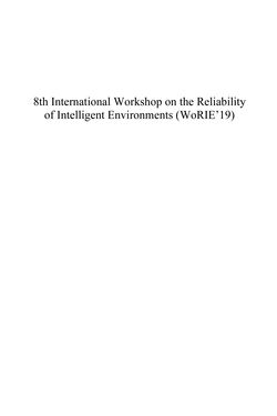 Image of the Page - 345 - in Intelligent Environments 2019 - Workshop Proceedings of the 15th International Conference on Intelligent Environments