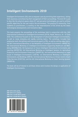 Image of the Page - Einband hinten - in Intelligent Environments 2019 - Workshop Proceedings of the 15th International Conference on Intelligent Environments