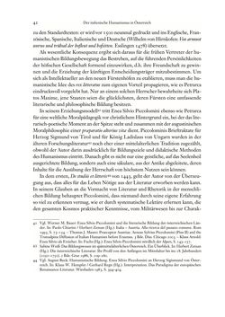 Image of the Page - 42 - in Die italienische Literatur in Österreich - Von den Anfängen bis 1797, Volume I