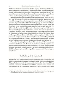 Image of the Page - 64 - in Die italienische Literatur in Österreich - Von den Anfängen bis 1797, Volume I