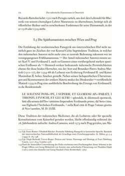 Image of the Page - 72 - in Die italienische Literatur in Österreich - Von den Anfängen bis 1797, Volume I
