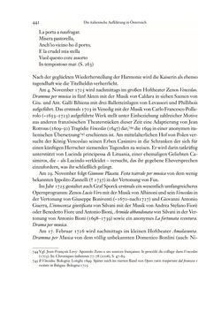 Image of the Page - 442 - in Die italienische Literatur in Österreich - Von den Anfängen bis 1797, Volume I