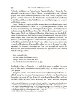 Image of the Page - 446 - in Die italienische Literatur in Österreich - Von den Anfängen bis 1797, Volume I