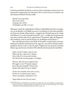 Image of the Page - 474 - in Die italienische Literatur in Österreich - Von den Anfängen bis 1797, Volume I