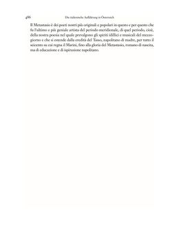 Image of the Page - 486 - in Die italienische Literatur in Österreich - Von den Anfängen bis 1797, Volume I