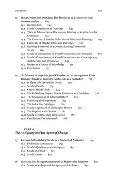 Image of the Page - XIII - in Jacopo Strada and Cultural Patronage at the Imperial Court - The Antique as Innovation, Volume 1