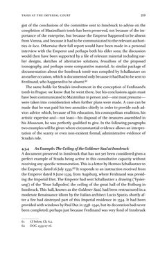 Bild der Seite - 219 - in Jacopo Strada and Cultural Patronage at the Imperial Court - The Antique as Innovation, Band 1