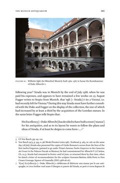 Bild der Seite - 385 - in Jacopo Strada and Cultural Patronage at the Imperial Court - The Antique as Innovation, Band 1