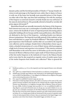 Image of the Page - 468 - in Jacopo Strada and Cultural Patronage at the Imperial Court - The Antique as Innovation, Volume 1